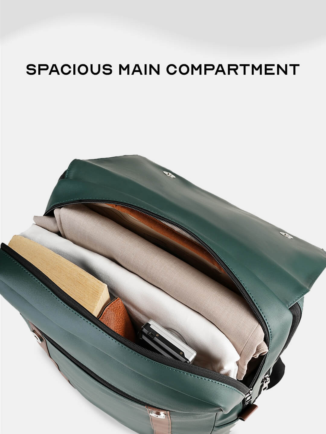 Vintage Travel Backpack Green