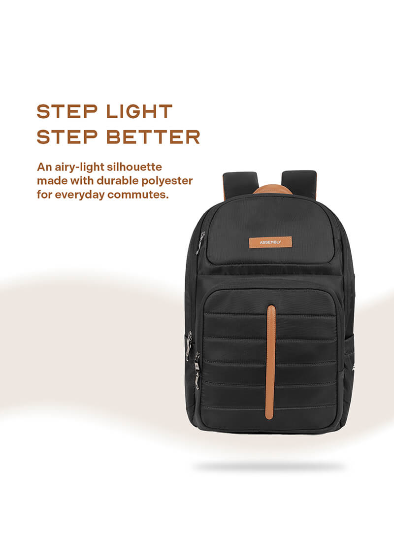 Odyssey Backpack | Black |  Everyday Laptop Backpack