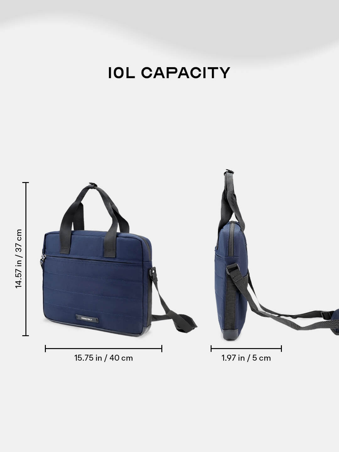 Float Laptop Messenger Bag Cobalt Blue