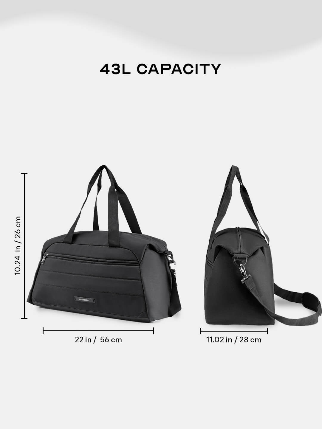 Float Premium Duffle Bag Black