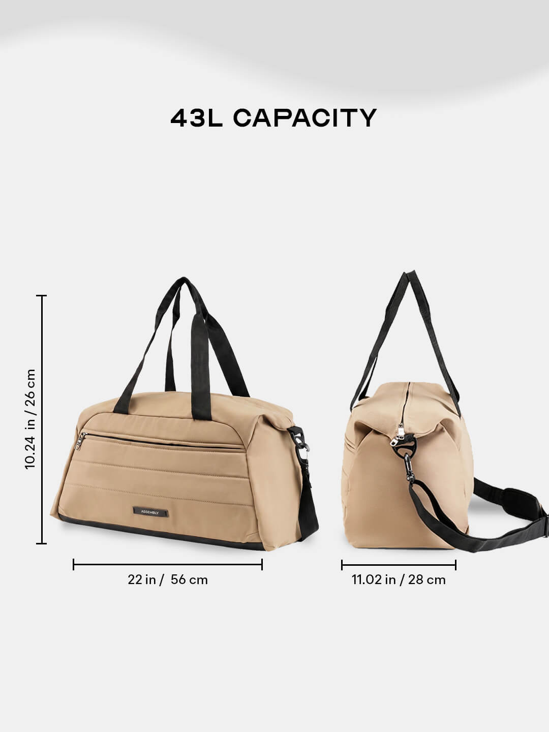Float Premium Duffle Bag Beige