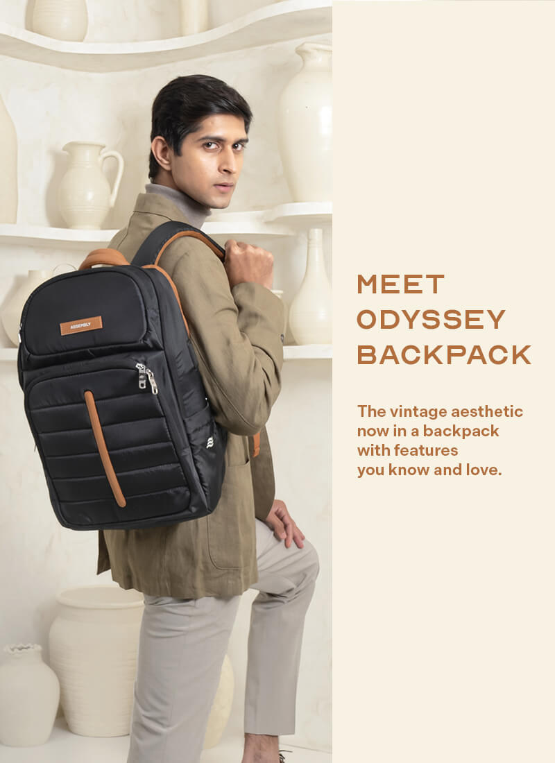 Odyssey Backpack | Black |  Everyday Laptop Backpack