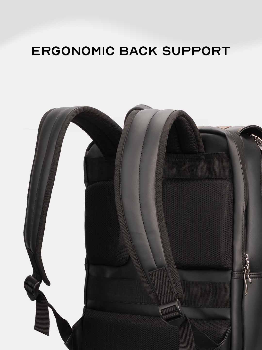 Buy Vintage Travel Backpack Black – Backpacks Online in India | Assembly