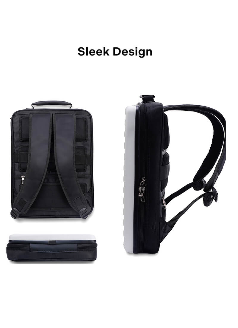 Edge | White | Hardshell Laptop Backpack