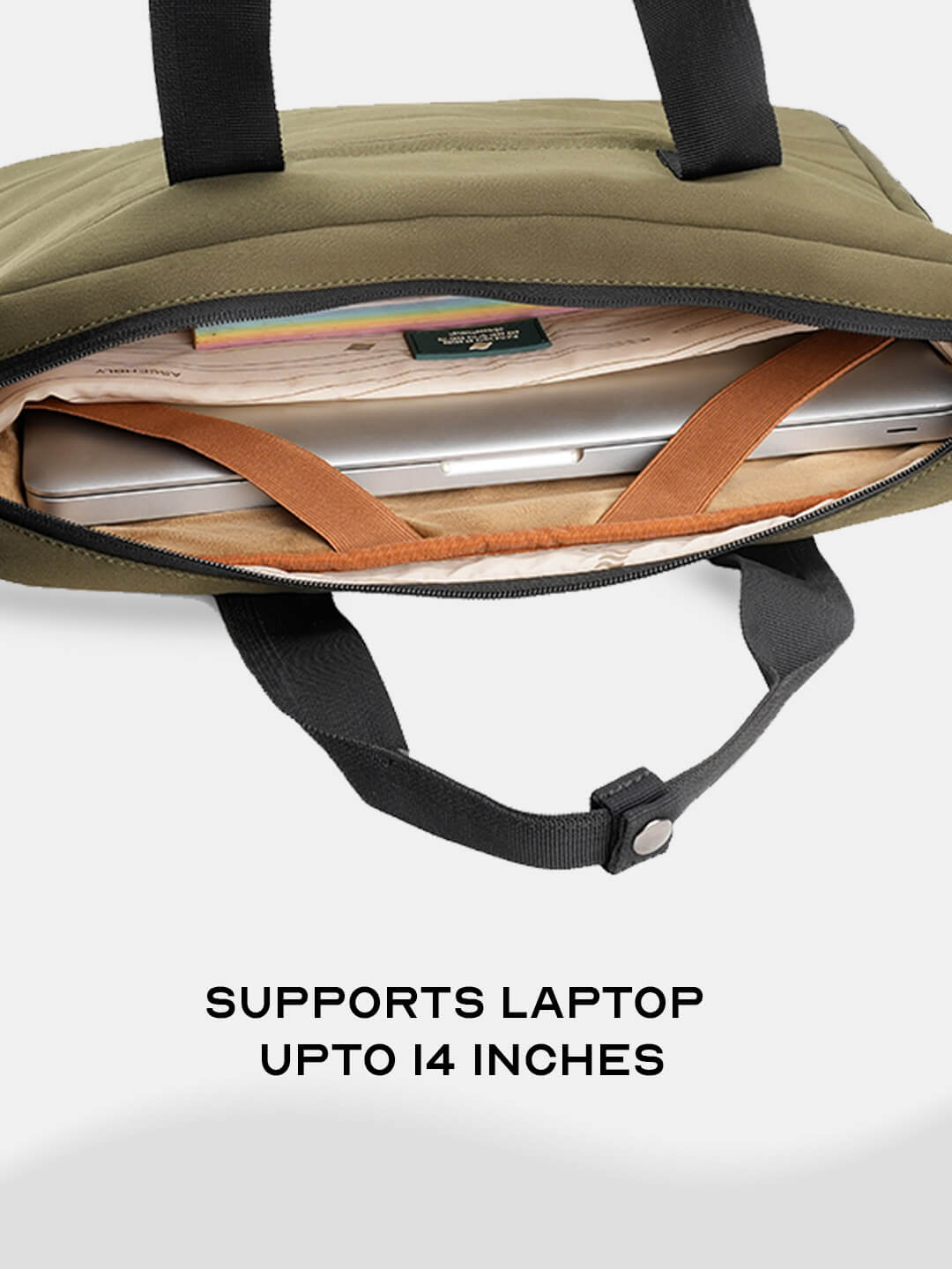 Float Laptop Messenger Bag Olive Green