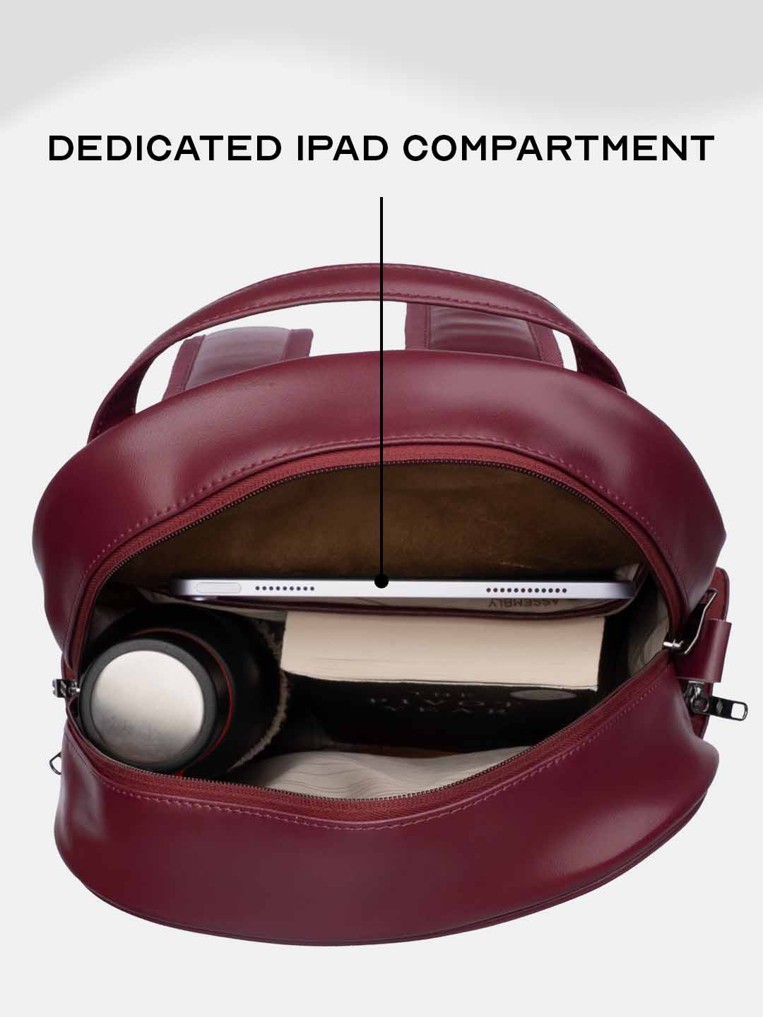 Buy Conchita Quilted Backpack Maroon – Backpacks Online in India | Assembly