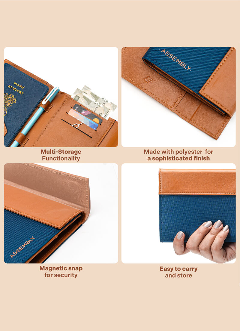 Port | Passport holder |  Blue