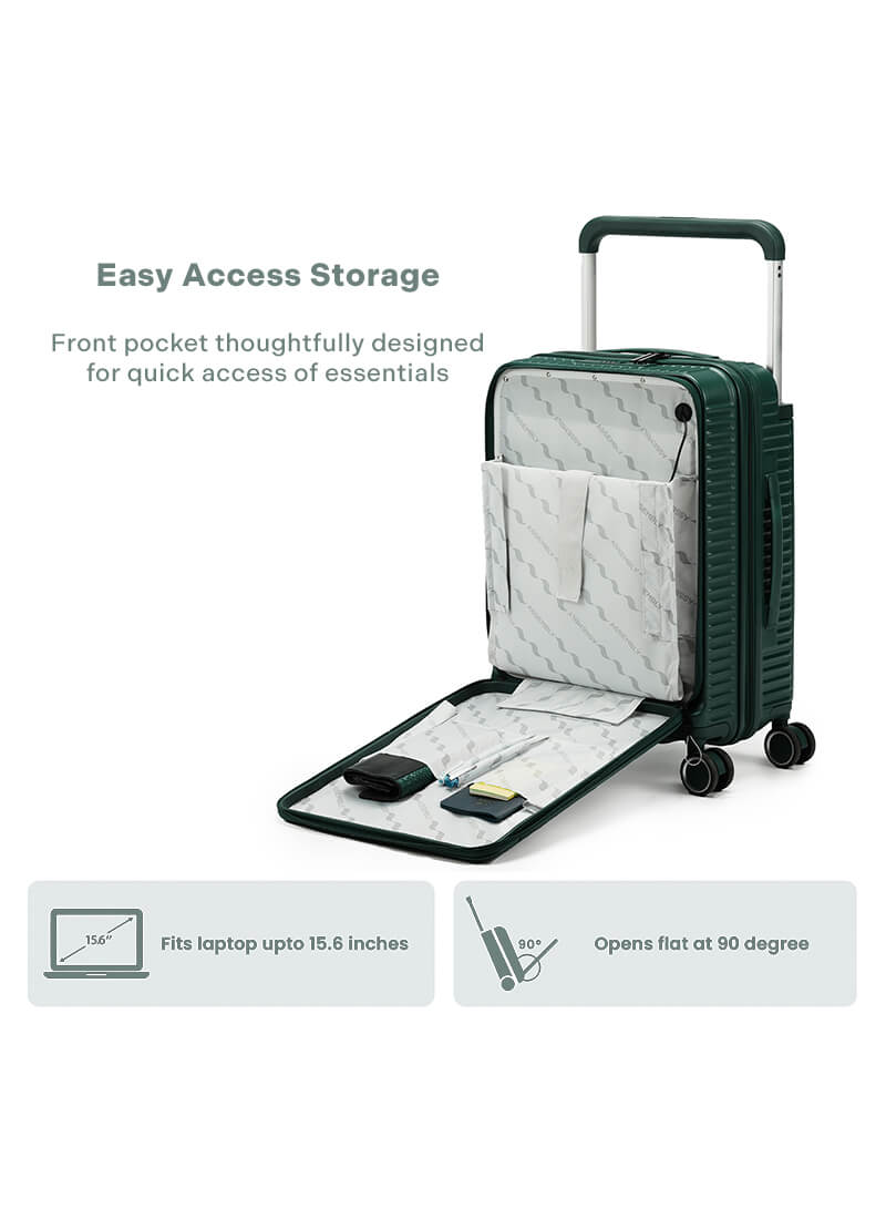 Rover Pro Combo | Green | Set of 3 Luggage