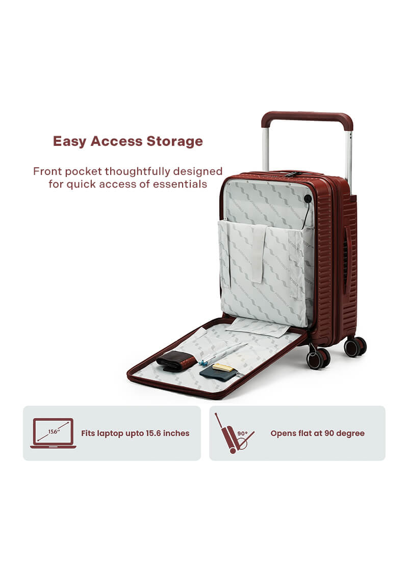 Rover Pro Combo | Wine | Cabin+Large Hard Luggage
