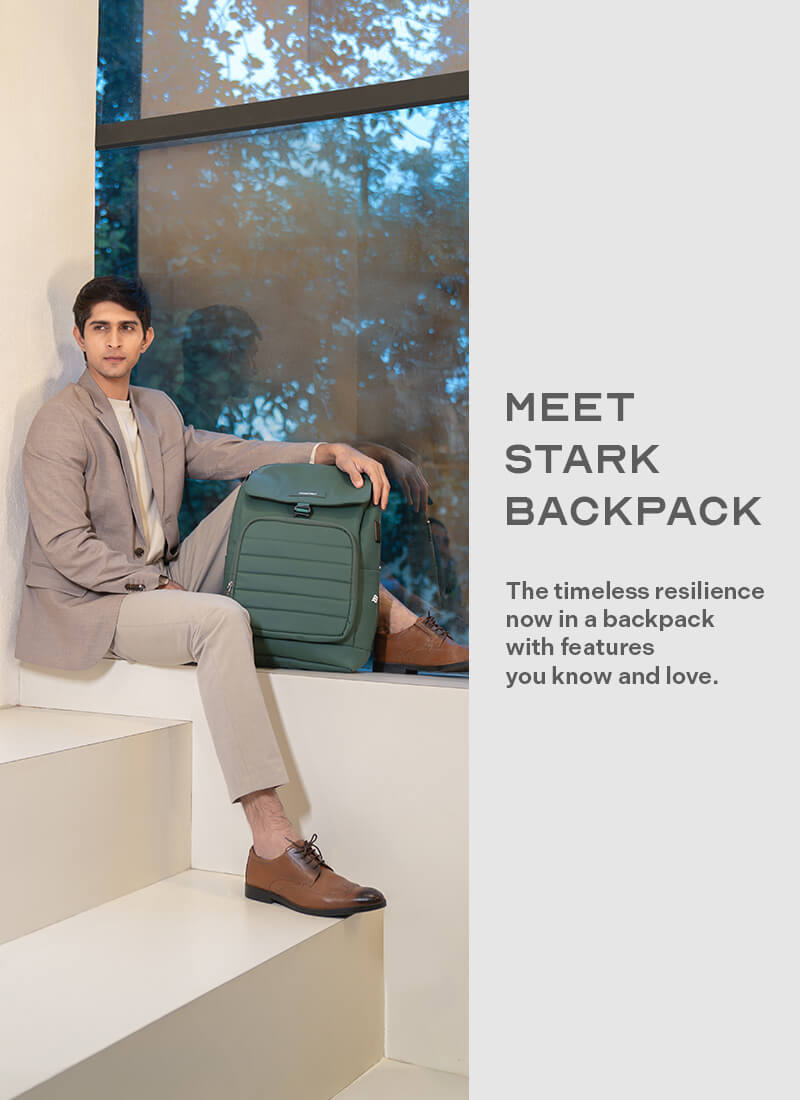 Stark Backpack | Green | Everyday Laptop Backpack