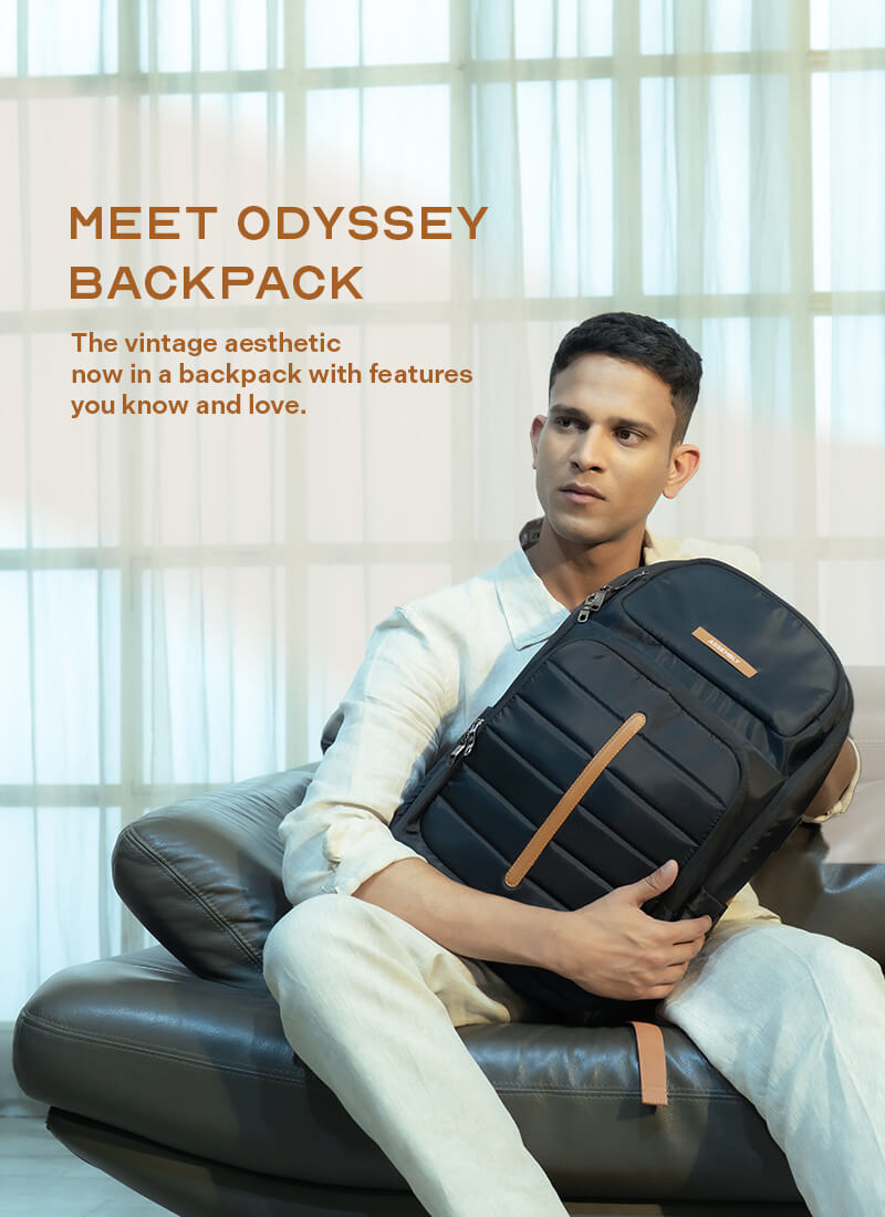 Odyssey Backpack | Black | Everyday Laptop Backpack