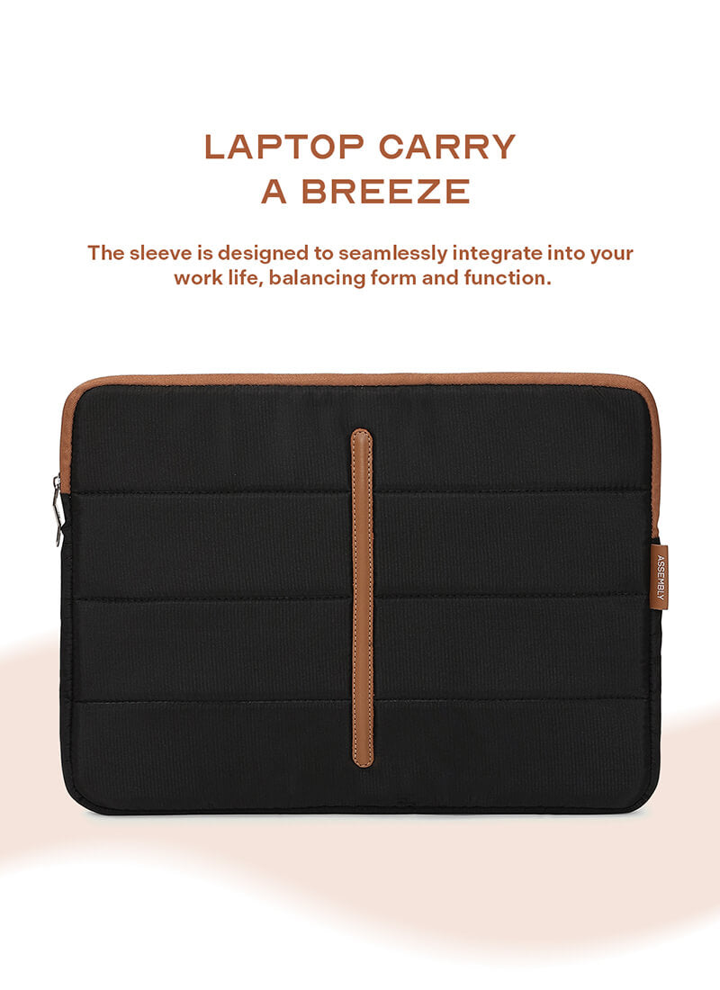 Odyssey Sleeve | Black | Padded Laptop Sleeve