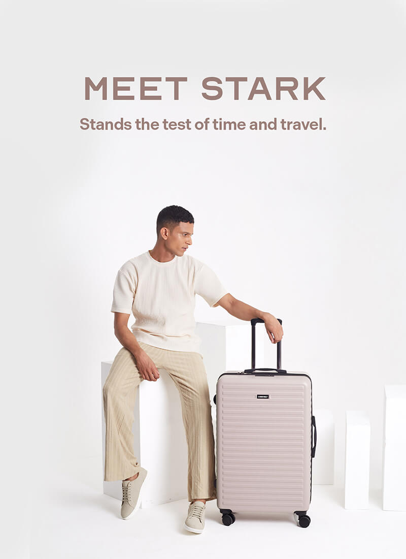 Stark | Ivory | Large Hard Luggage