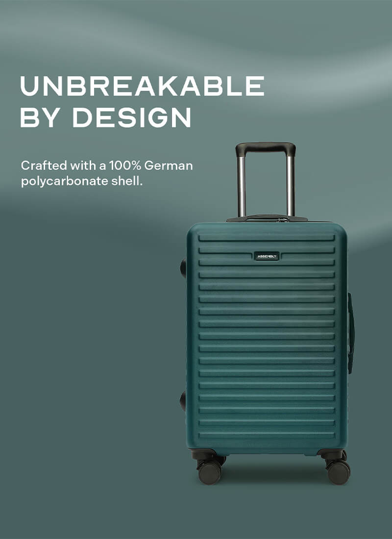 Stark Combo | Green | Set of 3 Luggage