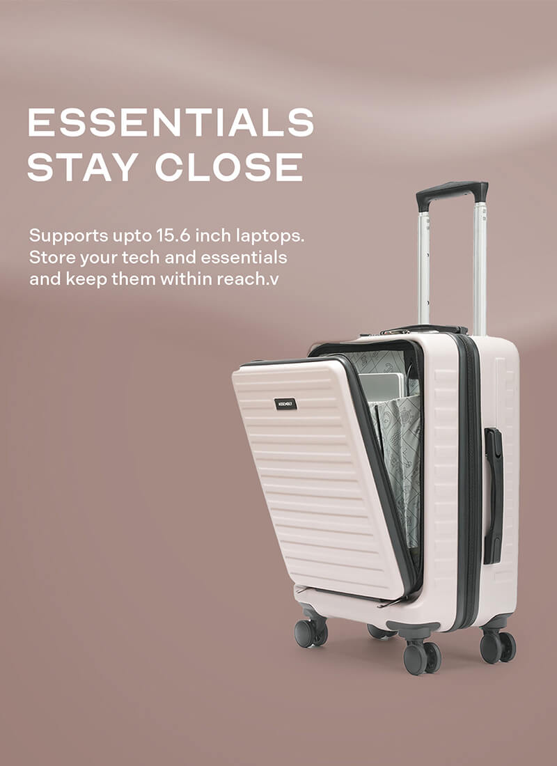 StarkPro | Ivory | Cabin Hard Luggage