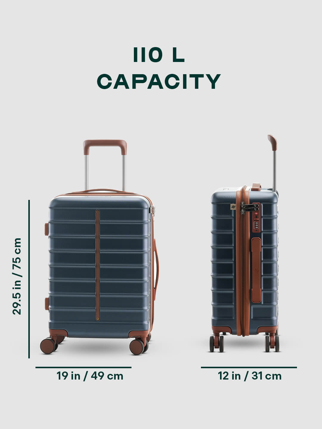 Odyssey | Ocean | Large Hard Luggage
