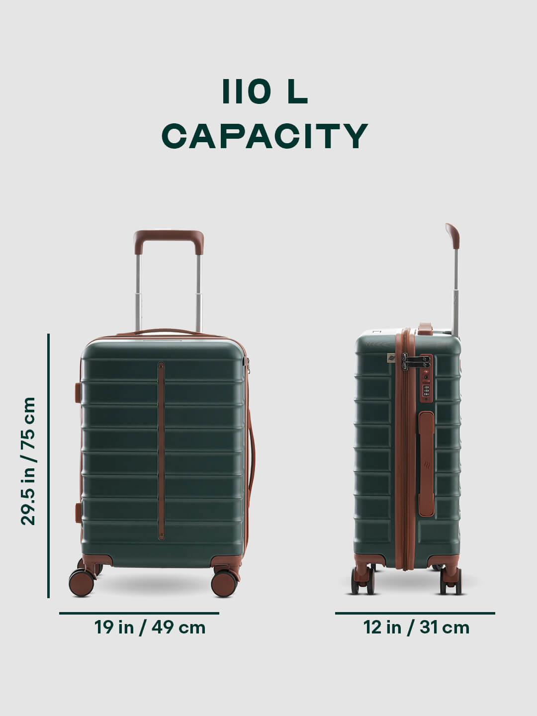 Odyssey | Forest | Large Hard Luggage