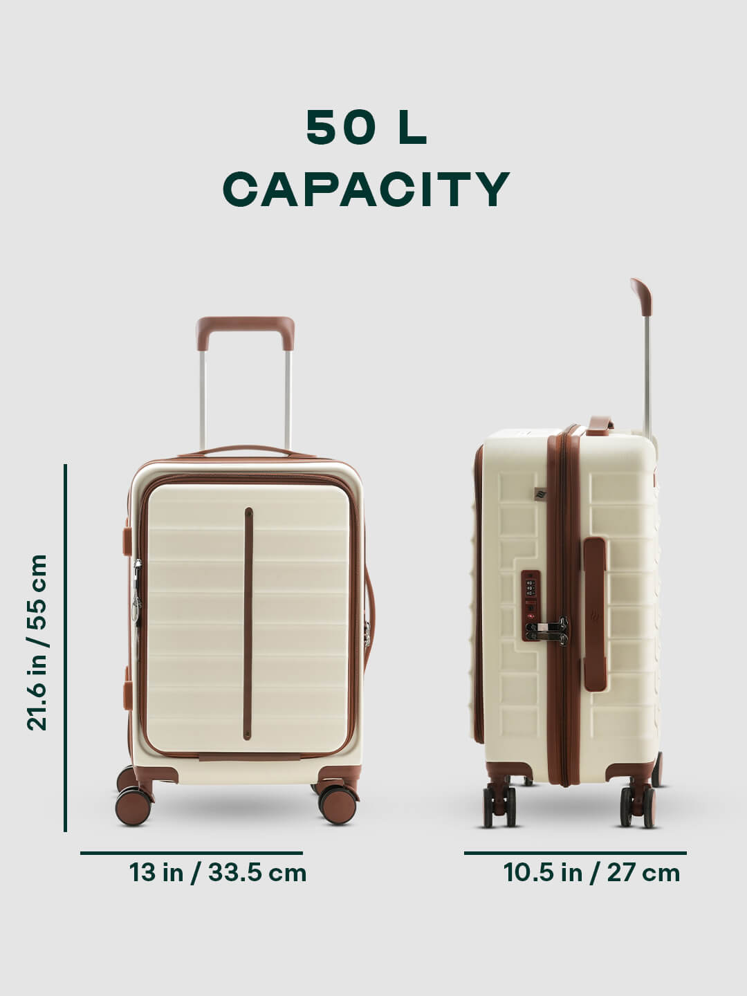 OdysseyPro | Sand | Cabin Hard Luggage
