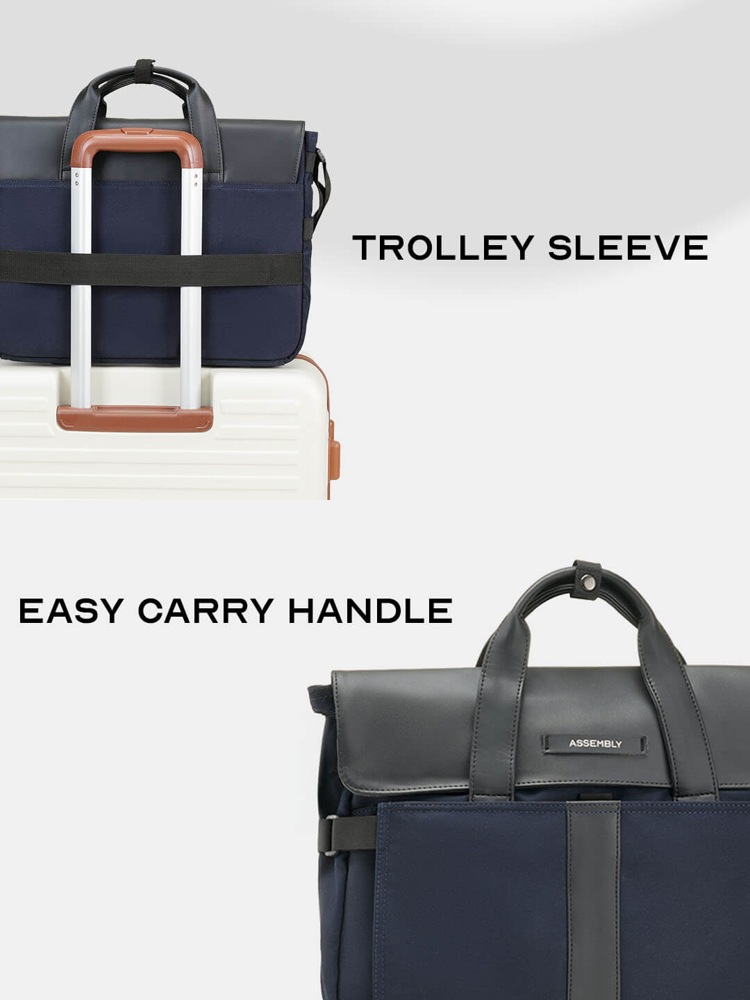 Kairo Laptop Messenger Bag Blue