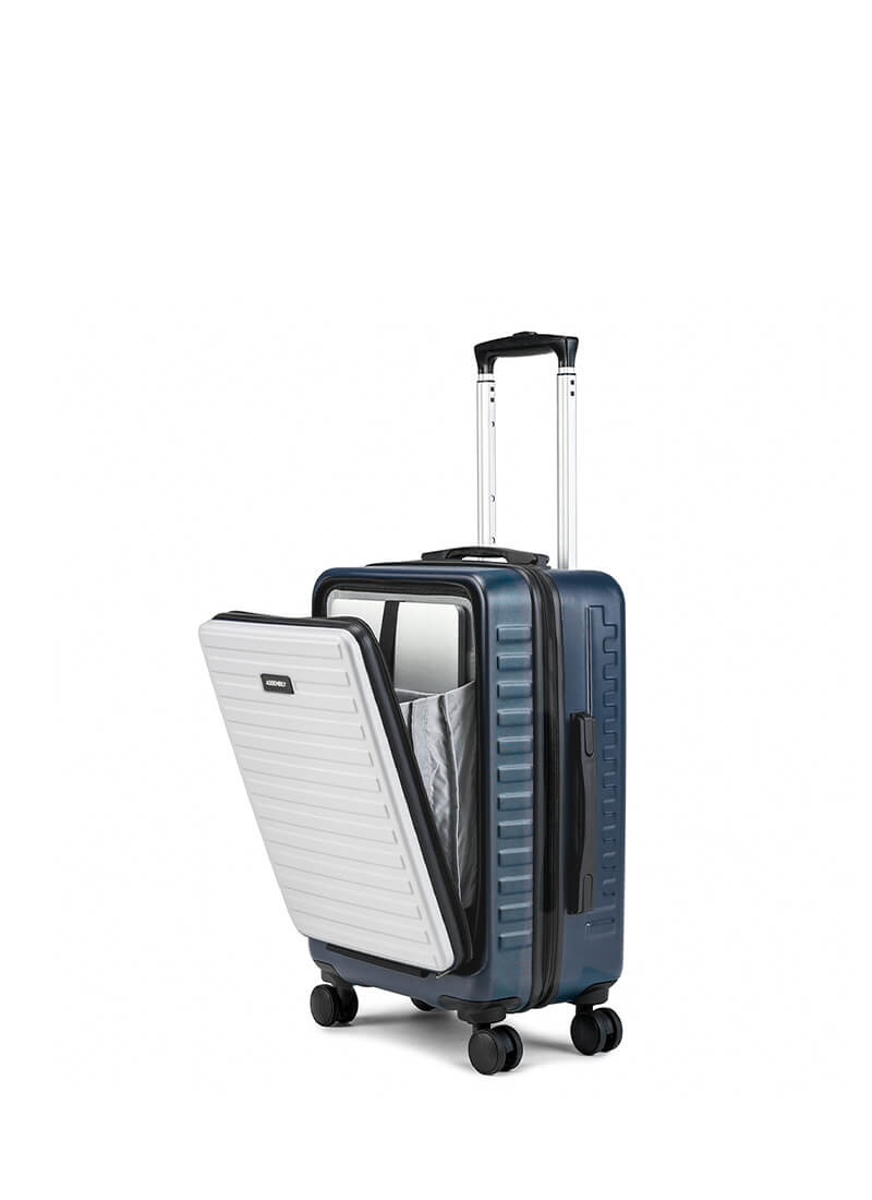 StarkPro | Blue/White | Cabin Hard Luggage