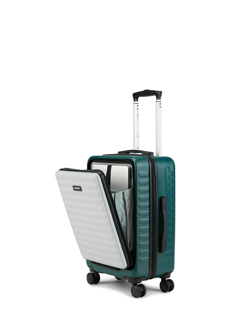 StarkPro | Green/White | Cabin Hard Luggage