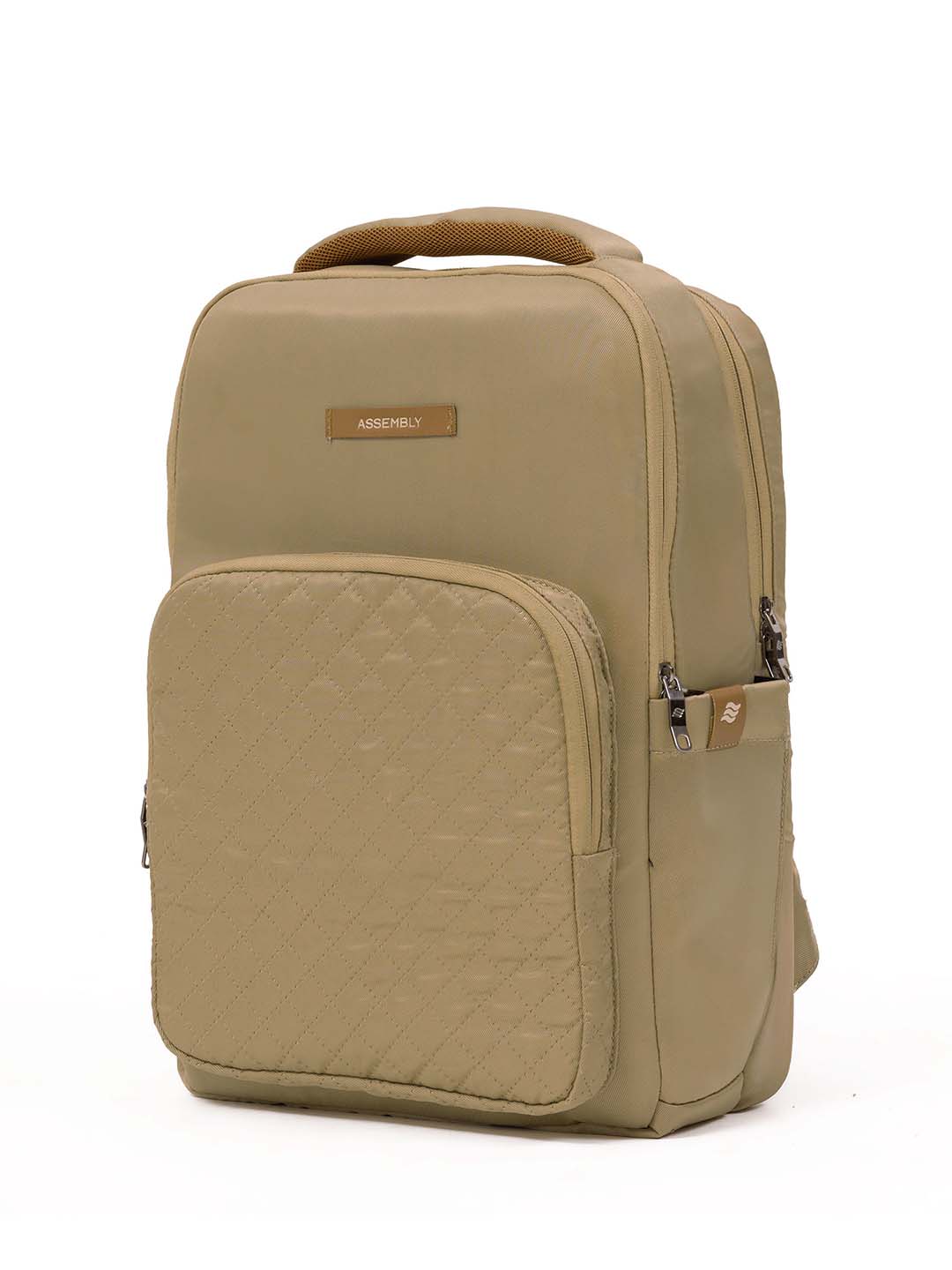 Pixel Laptop Backpack | Beige | Everyday Travel Bag for Work & College