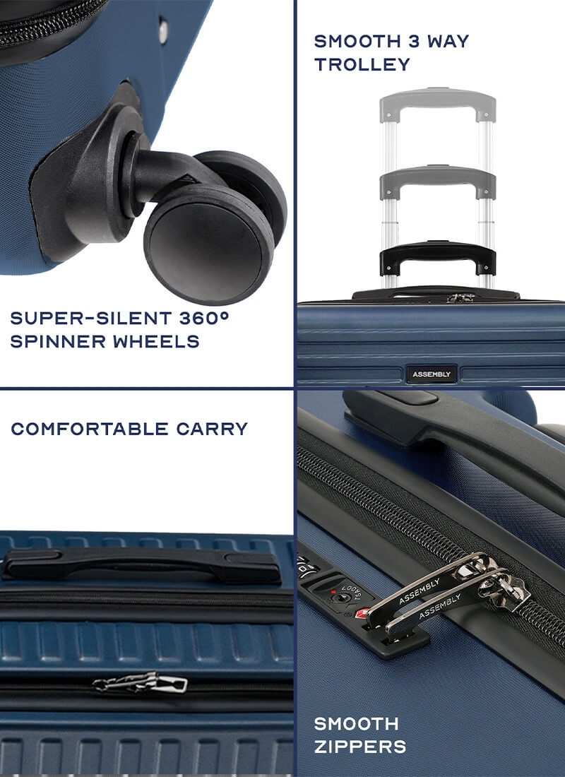 Stark Combo | Blue | Set of 3 Luggage