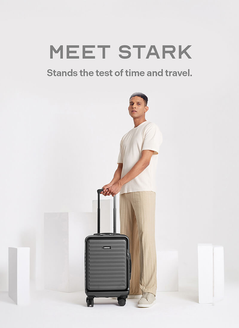 StarkPro | Grey | Cabin Hard Luggage