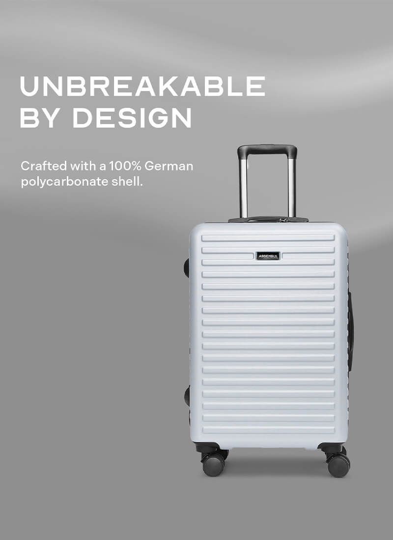 Stark Combo | Silver | Cabin+Medium Hard Luggage