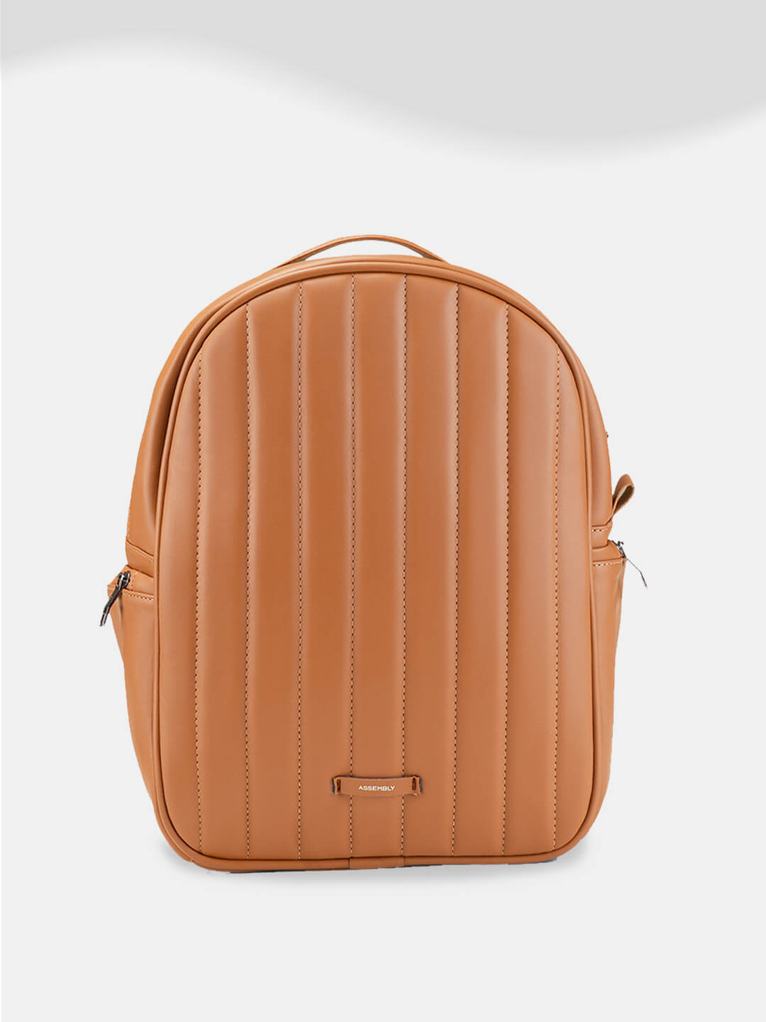 Conchita Quilted Backpack for Women & Girls Brown