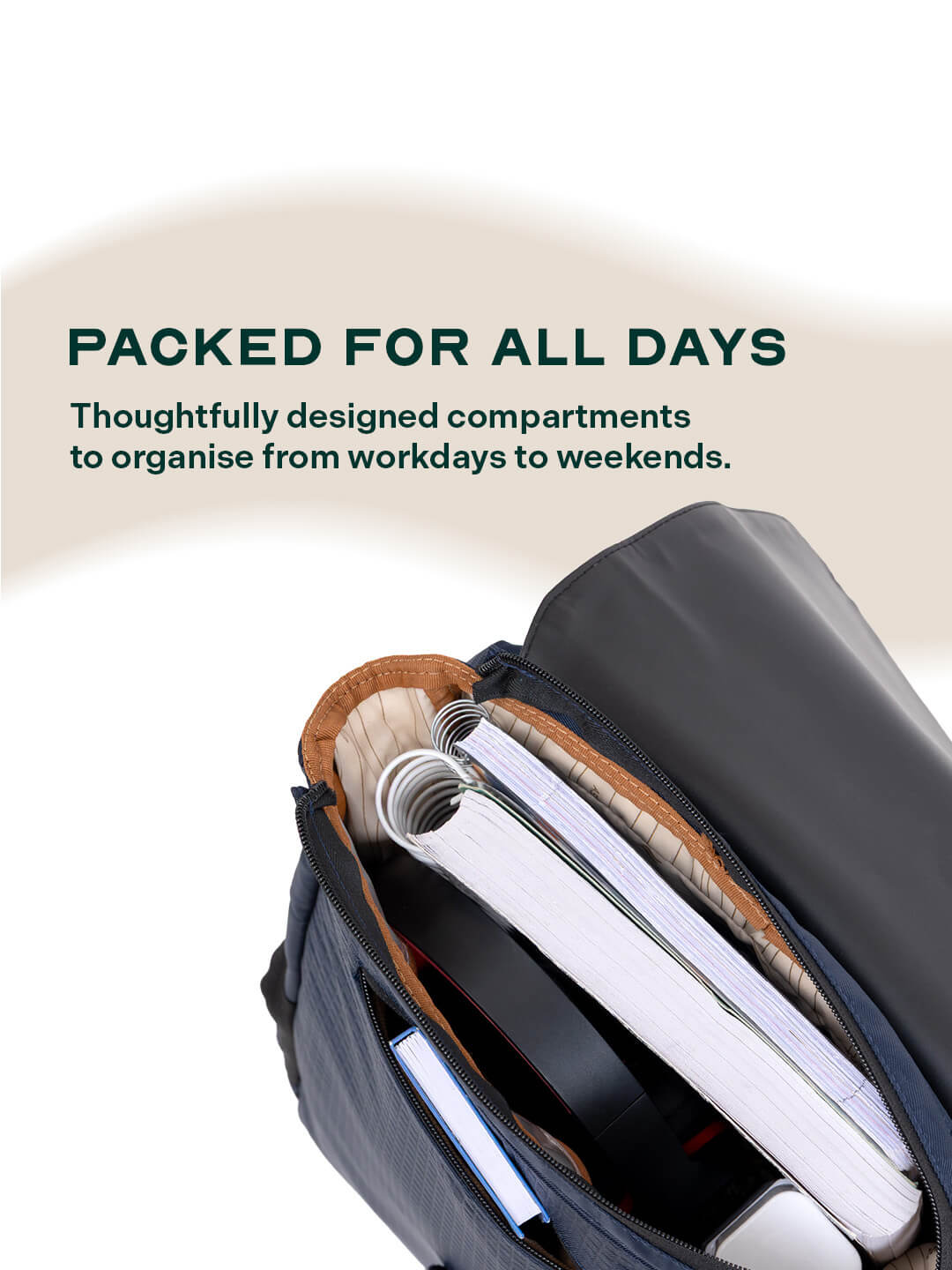 Arto Laptop Backpack | Blue | Work, Commute & Business Travel Bag