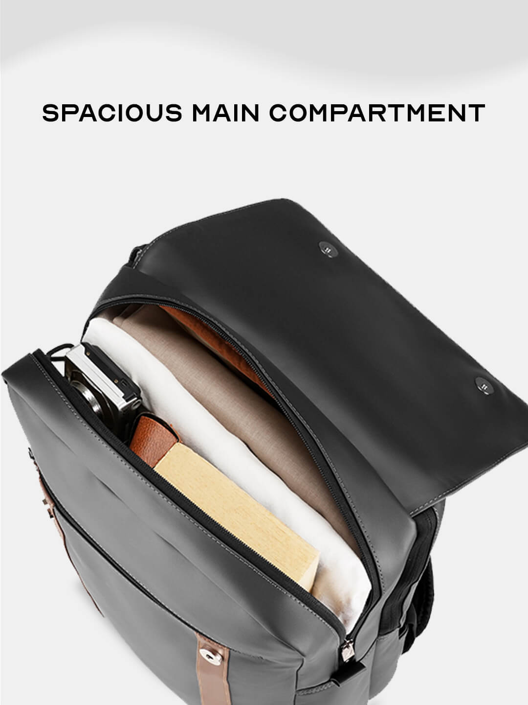 Vintage Travel Backpack Black
