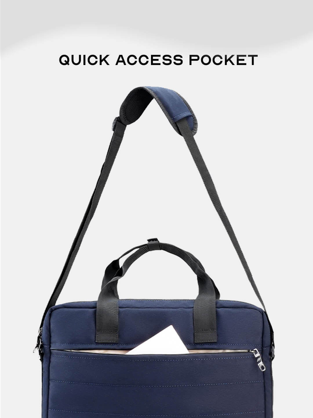 Float Laptop Messenger Bag Cobalt Blue