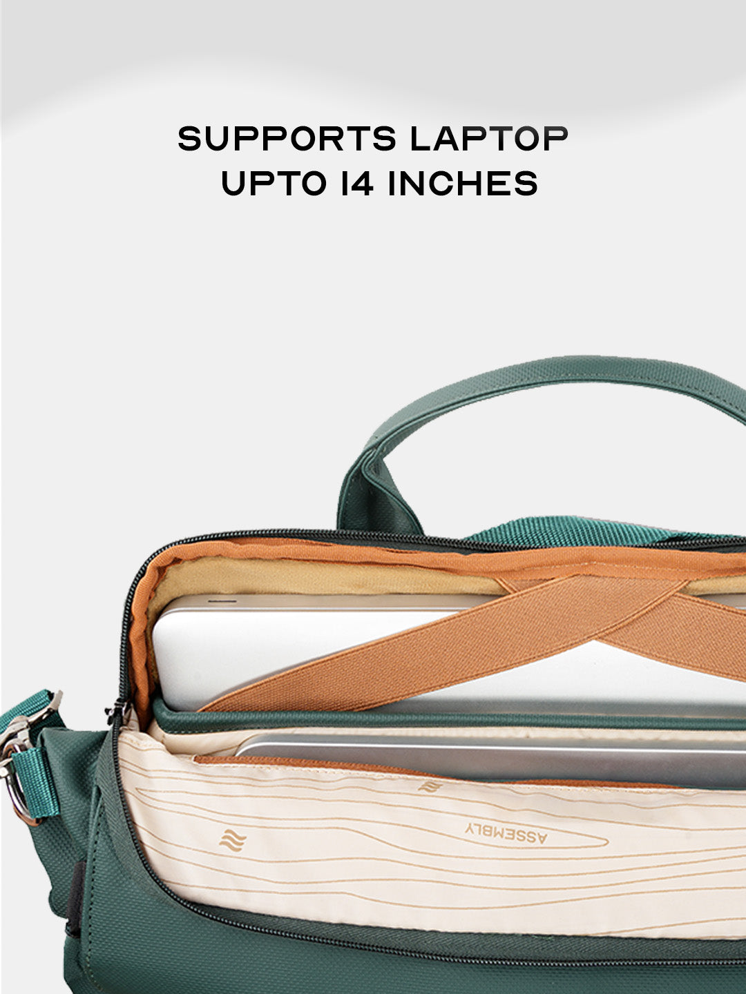 Stark Messenger | Green | Everyday Office Laptop Bag