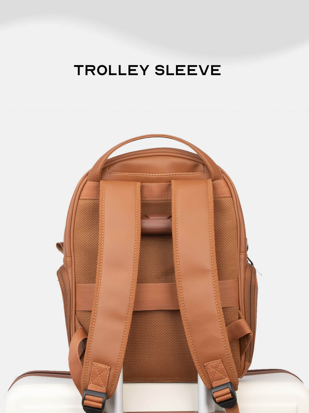 Conchita Quilted Backpack for Women & Girls Brown