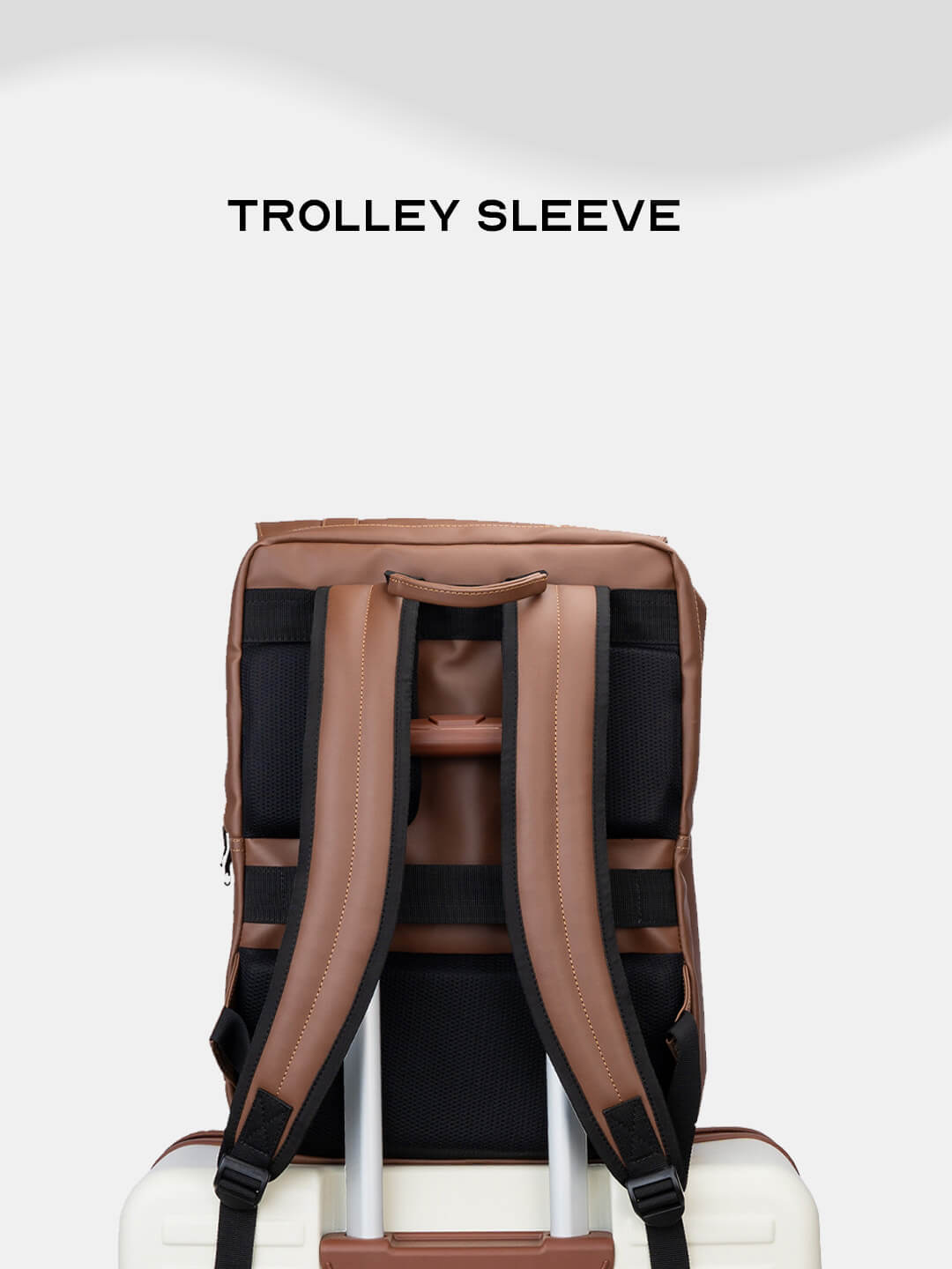 Vintage Travel Backpack Brown