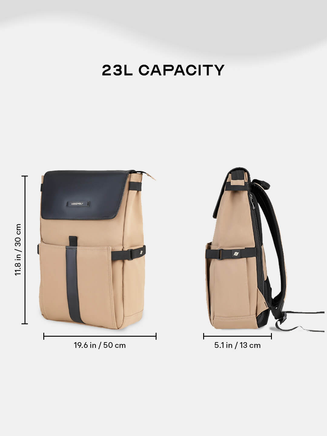 Kairo Laptop Backpack Beige
