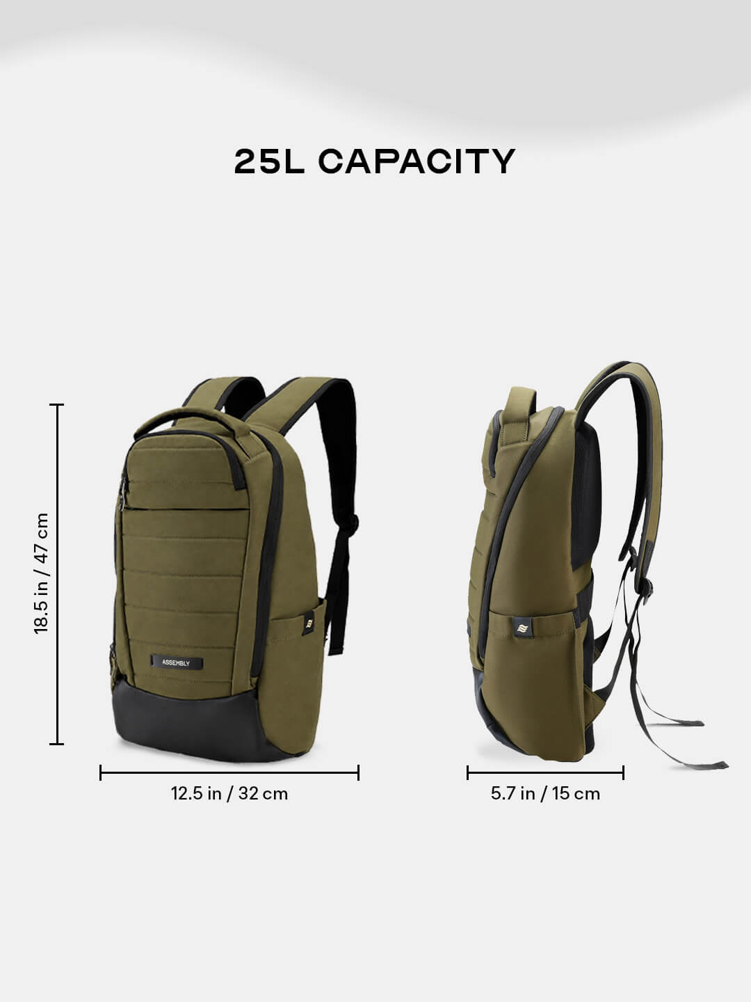 Float Premium Laptop Backpack Olive Green