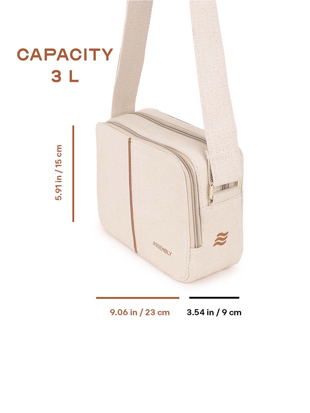 Buy Iris | Beige | Sling Bag – Messenger/Sling Bags Online in India | Assembly