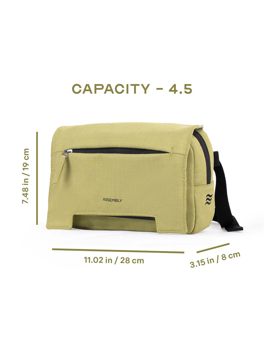 Scape Fanny Pack | Green | 3 Way Carry Crossbody With Spillproof Upper