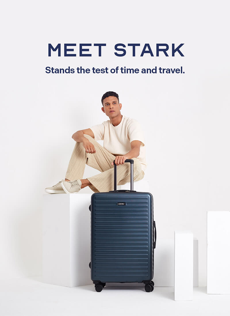 Stark | Blue | Large Hard Luggage