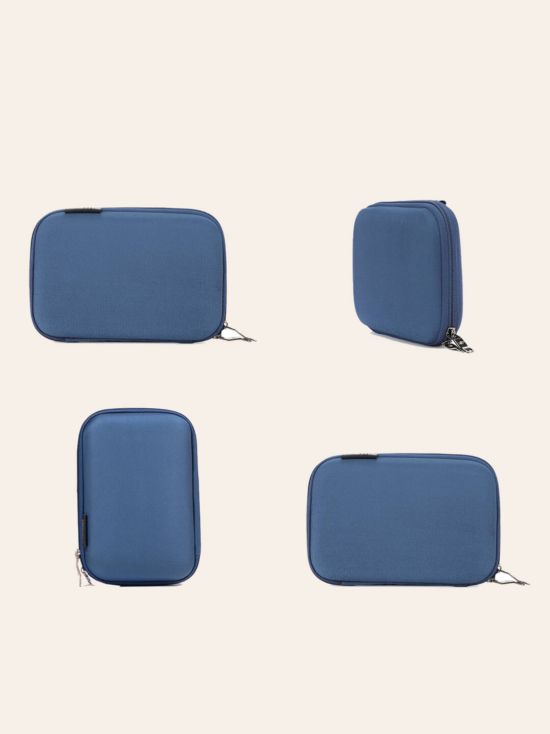 Assembly Unisex Gifting Travel Combo | Blue & Grey | Tech Organiser & Passport Holder