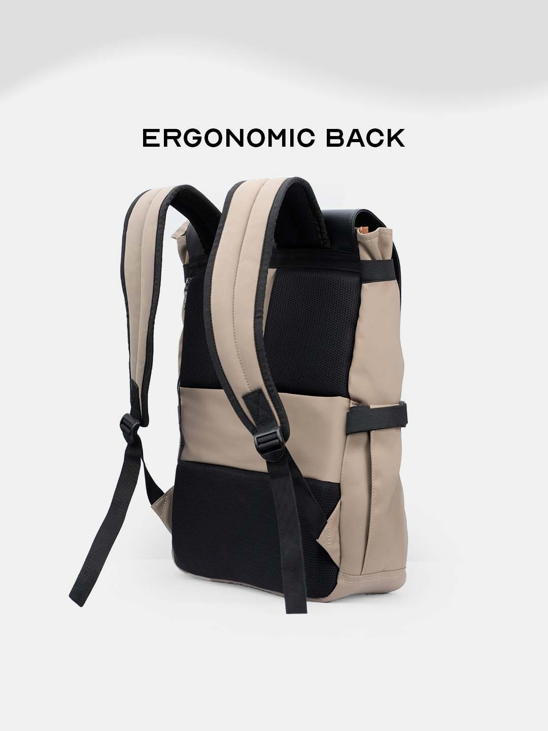 Buy Kairo Laptop Backpack Beige – Backpacks Online in India | Assembly