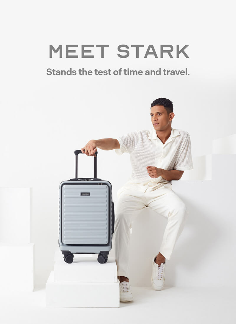 StarkPro | Silver | Cabin Hard Luggage