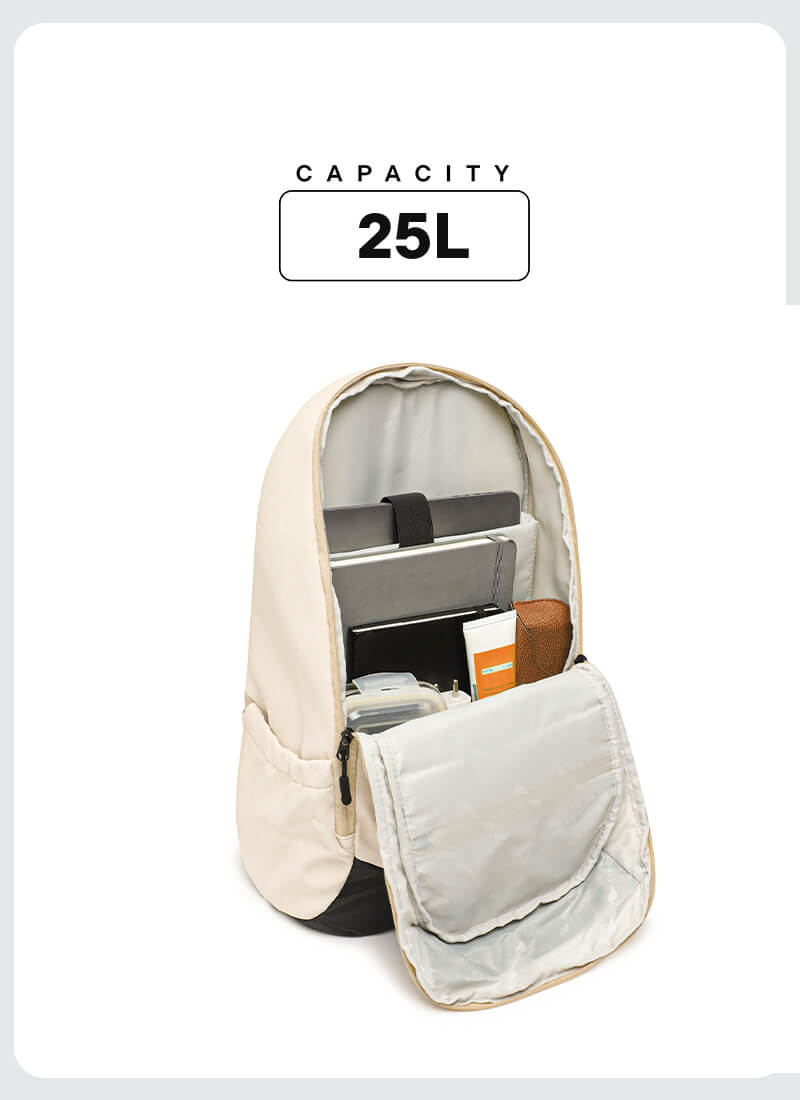 Float Premium Laptop Backpack Cream