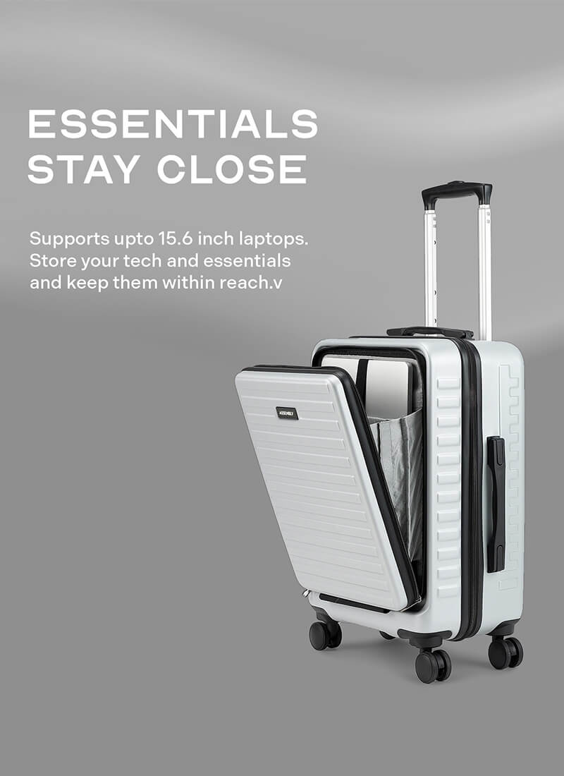 StarkPro Combo | Silver | CabinPro+Medium Hard Luggage