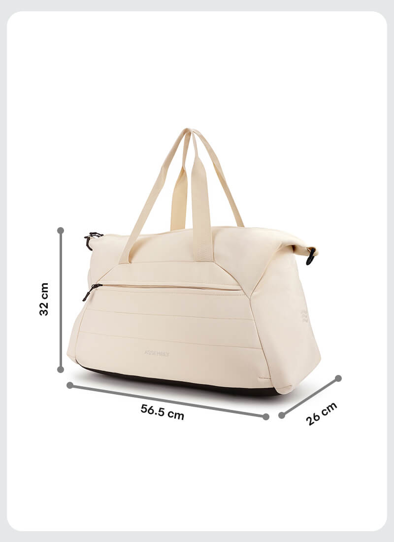 Float Duffle | Cream | Premium Duffle Bag