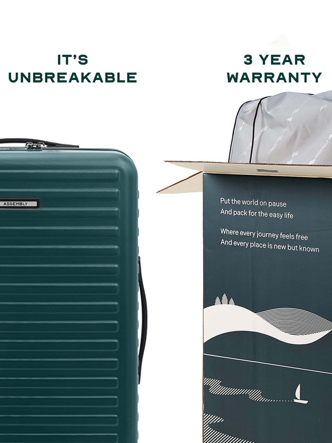 StarkPro Combo | Green | CabinPro+Medium Hard Luggage