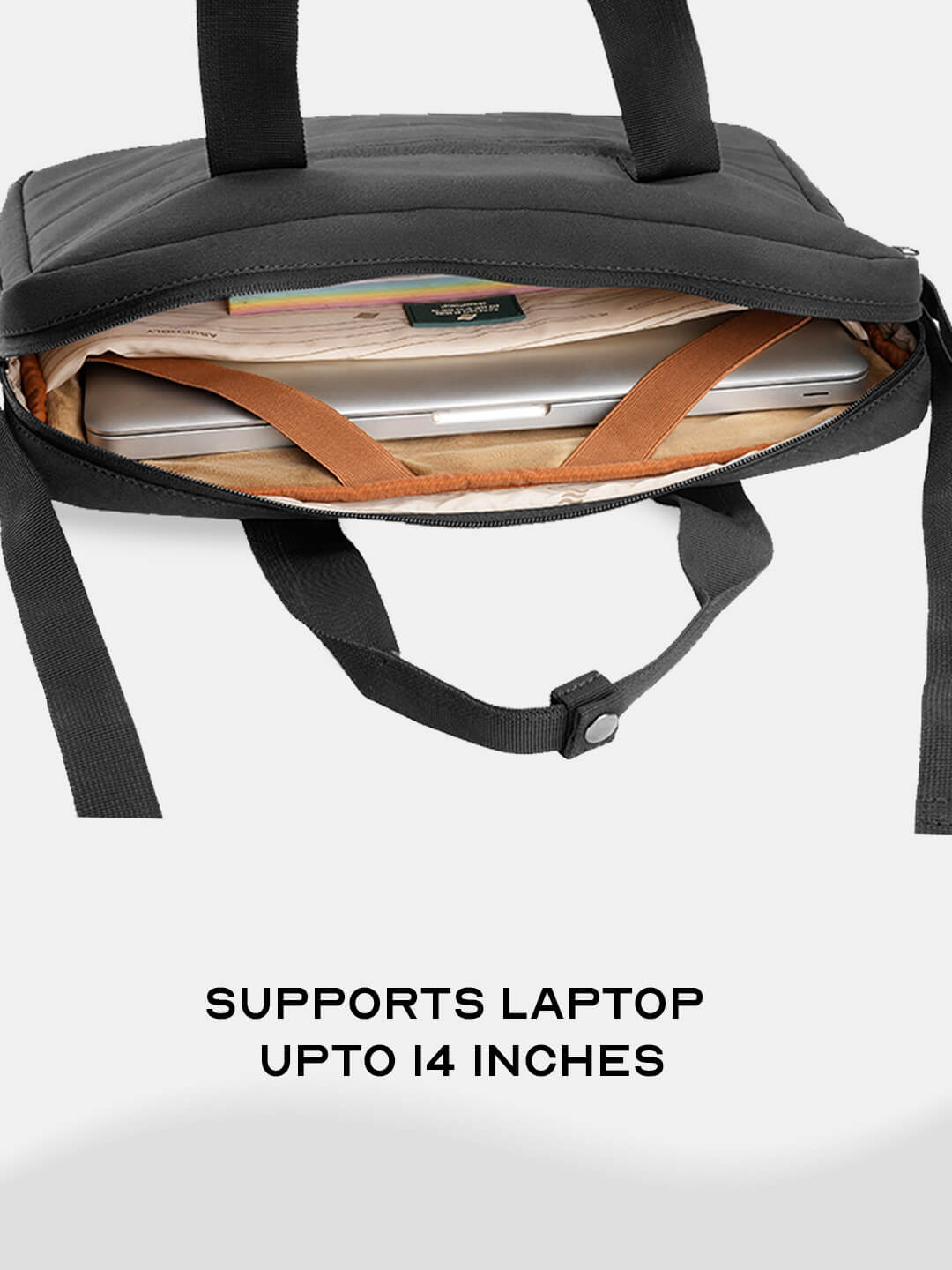 Float Laptop Messenger Bag Black