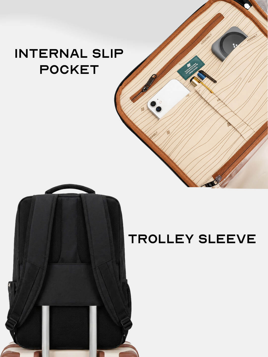 Noir Overnighter Backpack | Black | Ultimate Travel Backpack for Professionals | Buy Backpacks Online in India